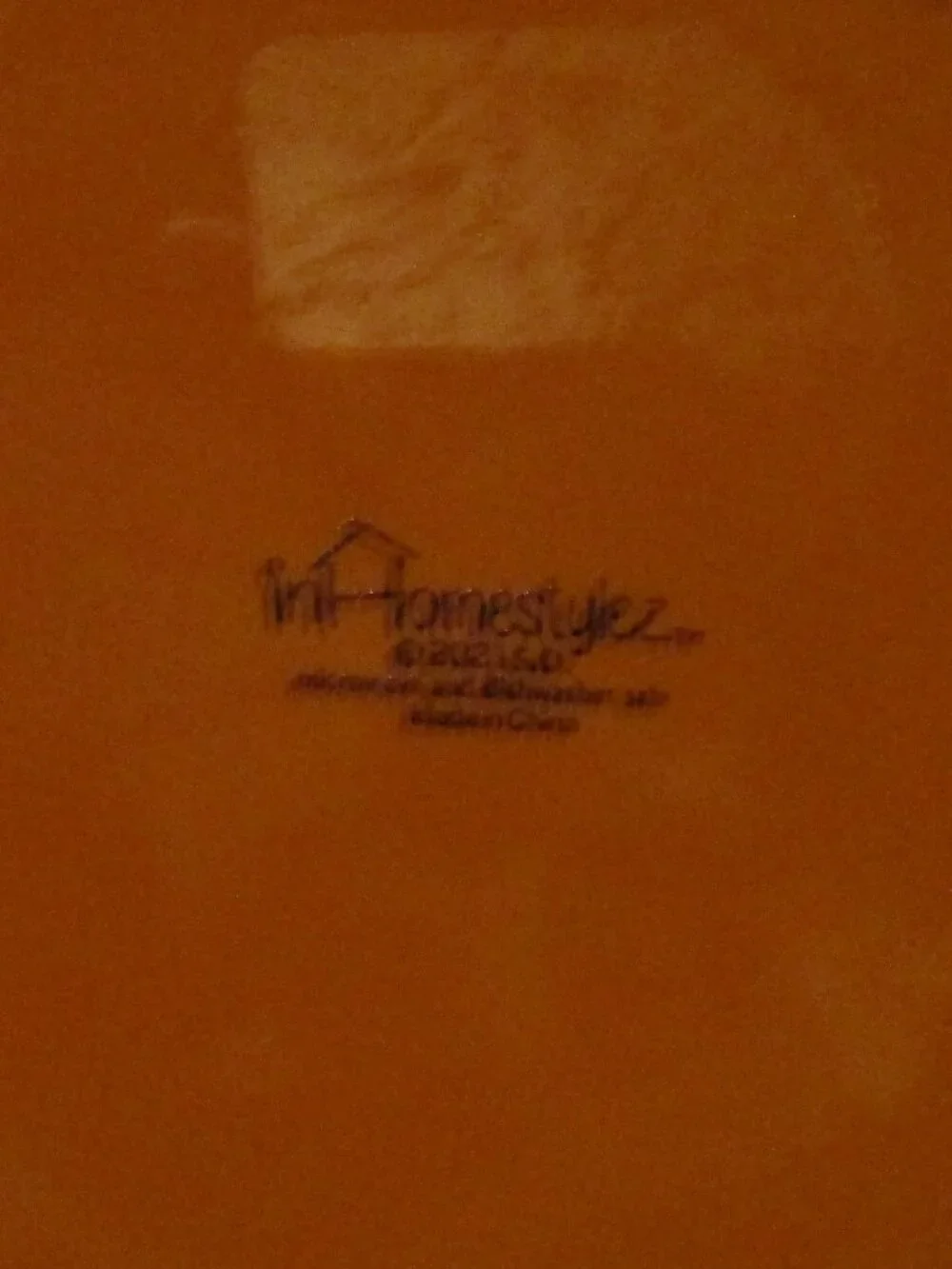 inHomestylez Orange Halloween Ghost & Tombstones 10.5